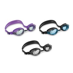 SILICONE SPORT RACING GOGGLES, AGE 8+ 12PC/CS