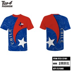 CHILE R-NECK T-SHIRT 72PC/CS S-XL