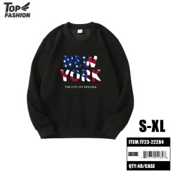 NEW YORK BLACK CREW NECK SWEATSHIRT (S-XL) 48PC/CS