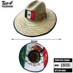 MEXICO TOBACCO STRAW HAT 36PC/CS