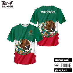 MEXICO CREW NECK SPORTS T-SHIRT 144PC/CS