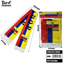 ECUADOR KNITTED SCARF 144PC/CS