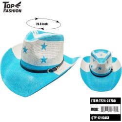 HONDURAS FLAG COWBOY HAT 12PC/CS
