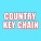 COUNTRY KEY CHAIN