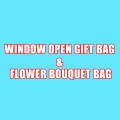 WINDOW OPEN GIFT BAG&FLOWER BOUQUET BAG
