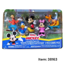BLISTER CARD - DISNEY MICKEY FIGURES 5 ASSTS 12PC/CS