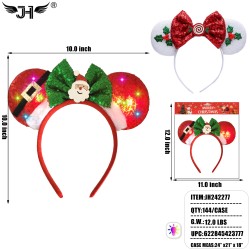 HEADBAND - CHRISTMAS LIGHT UP 12DZ/CS
