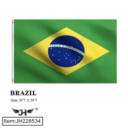 FLAG - 3FTx5FT BRAZIL 6DZ/12DZ/CS