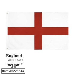 FLAG - ENGLAND 3FTx5FT 12DZ/CS