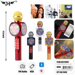 MICROPHONE WITH BLUETOOTH SPEAKER MIX COLOR 60PC/CS
