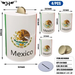 MONEY CAN - MEXICO 4PC SET 24PC/CS