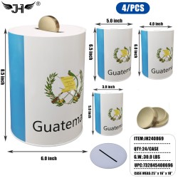 MONEY CAN - GUATEMALA 4PC SET 24PC/CS
