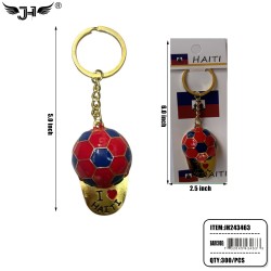 COUNTRY KEY CHAIN - HAITI CAP 25DZ/CS