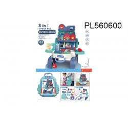 8113BP DOCTOR SET TOY BACKPACK 12PC/CS
