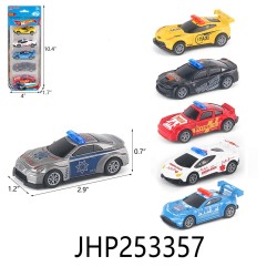 1:64 5PCS PULL BACK ALLOY CAR 48PC/2BX/96PC/CS