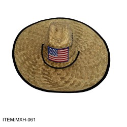 USA FLAG MEXICAN HAT 100PC/CS