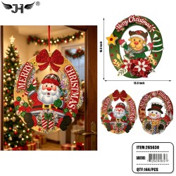 CHRISTMAS DECORATION - HANGING DECORATION 3 ASST 12DZ/CS