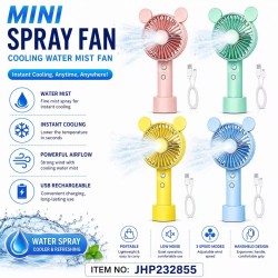 FAN SPRAY - B/O FAN ASSORT COLOR 48PC/2BX/96PC/CS