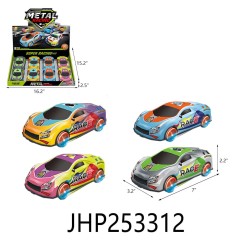 8PCS B/O DIE CAST POLICE CAR W/LIGHT & MUSIC  8BX/CS