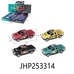 8PCS B/O DIE CAST POLICE CAR W/LIGHT & MUSIC 8BX/CS
