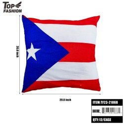 19"*19" DOUBLE-SIDED SUPER SOFT PUERTO RICO PILLOW 12PC/CS