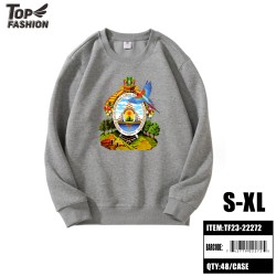 HONDURAS LIGHT GRAY CREW NECK SWEATSHIRT (S-XL) 48PC/CS