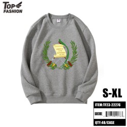 GUATEMALA LIGHT GRAY CREW NECK SWEATSHIRT (S-XL) 48PC/CS