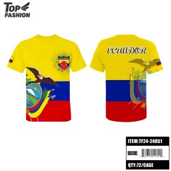 ECUADOR R-NECK SPORTS T-SHIRT 84PC/CS