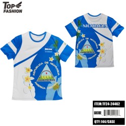 NICARAGUA R-NECK T-SHIRT 144PC/CS