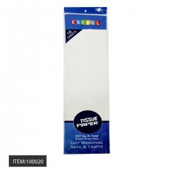 TISSUE PAPER - WHITE 10CT (12PK) 12DZ/CS