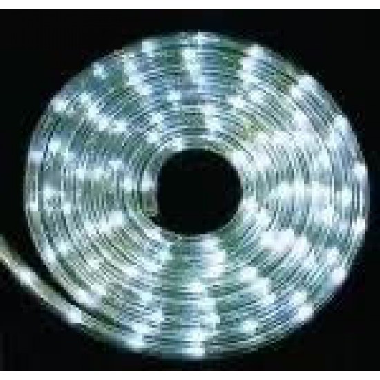 ROPE LED LIGHT WHITE COLOR 10M(30FEET) 10PC/CS