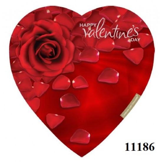 8OZ. CHOCOLATE VALENTINE PETALS (6PC) 1BX/CS