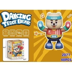 B/O DANCING TEDDY BEAR 24PC/2BX/48PC/CS