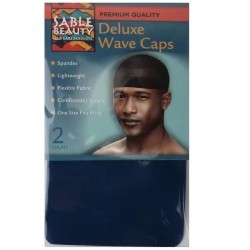 2CT SABLE BEAUTY DELUXE WAVE CAP - NAVY 20DZ/CS