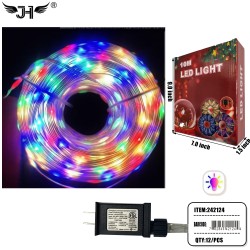 CHRISTMAS LIGHT -  10M 200 MULTI LIGHT TUBE 12PC/CS