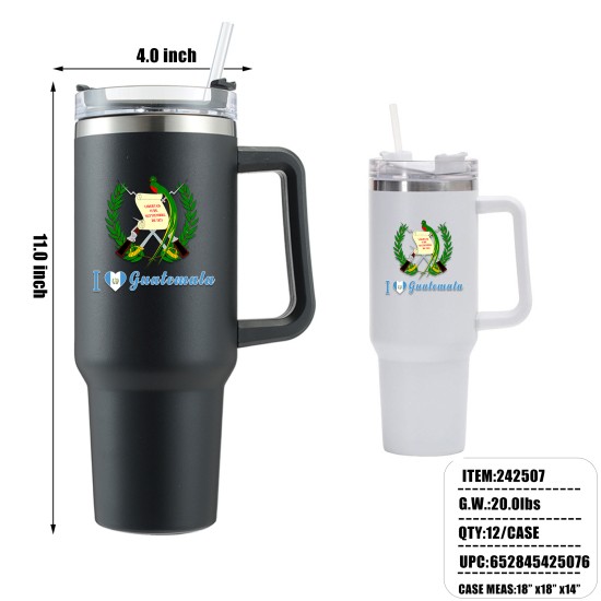 COUNTRY CUP - TUMBLER WITH HANDLE GUATEMALA 40OZ 12PC/CS COUNTRY CUP - TUMBLER WITH HANDLE GUATEMALA 40OZ 12PC/CS