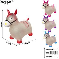 BOUNCING ANIMAL - HORSE 4 COLOR MIX 24