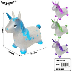 BOUNCING ANIMAL - UNICORN 4 COLOR MIX 24