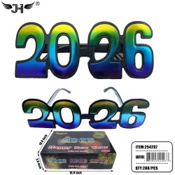 NEW YEAR GLASSES - 2026 MIX COLOR 24DZ/CS