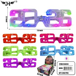 NEW YEAR GLASSES - LIGHT UP 2026 20DZ/CS