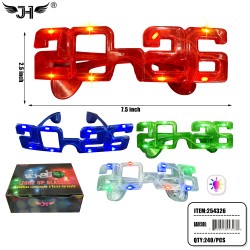 NEW YEAR GLASSES - LIGHT UP 2026 20DZ/CS