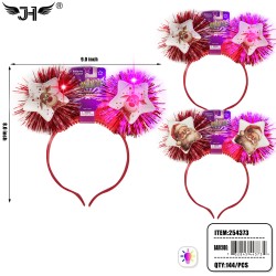 HEADBAND - CHRISTMAS LIGHT UP 2 ASST 12DZ/CS