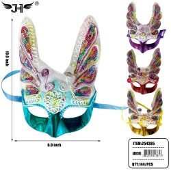 MASK - SEQUINCE 4 COLOR ASST 12DZ/CS