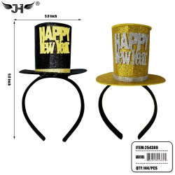 HEADBAND - NEW YEAR TOP HAT 12DZ/CS