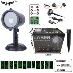 CHRISTMAS - LASER STAGE LIGHT FOR OUTDOOR 24PC/CS