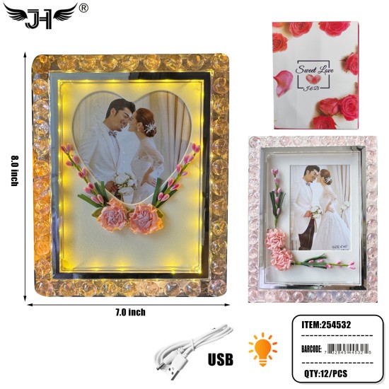 TOUCH LAMP - RECTANGULAR W/ USB 12PC/CS