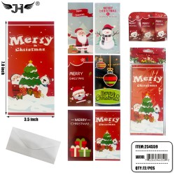 CHRISTMAS CARD - MIX STYLE 6CT ASST 6DZ/CS