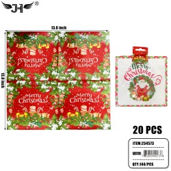 CHRISTMAS NAPKIN - PAPER TISSUE (20CT) 12DZ/CS