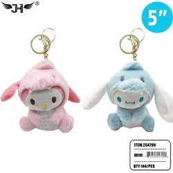 KEYCHAIN - 5" PLUSH MONSTER 2 COLOR 12DZ/CS
