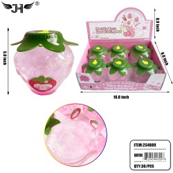 SLIME - STRAWBERRY CRYSTAL MUD (6PC/BX) 6BX/CS